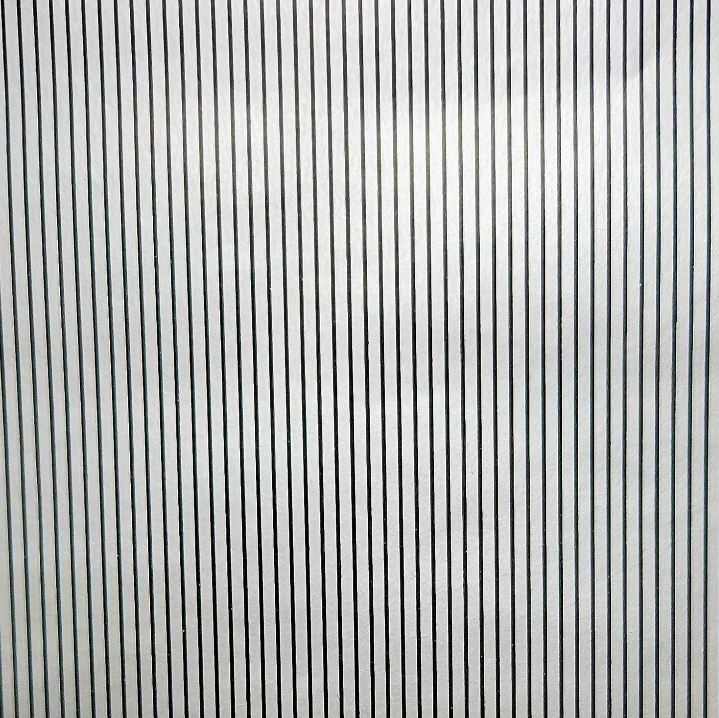Wrapping Paper Black Pin Stripe on Silver (10 or 50 Meter Roll)