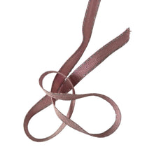 Load image into Gallery viewer, Cotton Ribbon Dusty Pink with Silver Lurex Side Stitch 10mm (20m Roll)