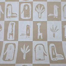 Load image into Gallery viewer, Wrapping Paper Gentle Rustic Safari Kraft (10 Meter Roll)