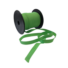 Load image into Gallery viewer, Petersham Ribbon Plain Lime Green 10mm (5, 20 or 50 Meter Rolls)