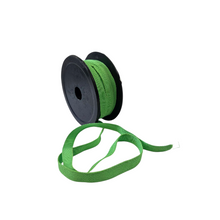 Load image into Gallery viewer, Petersham Ribbon Plain Lime Green 10mm (5, 20 or 50 Meter Rolls)