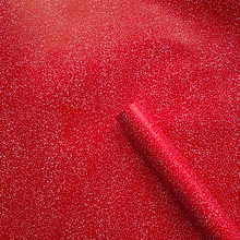 Load image into Gallery viewer, Red wrapping paper with white speckles