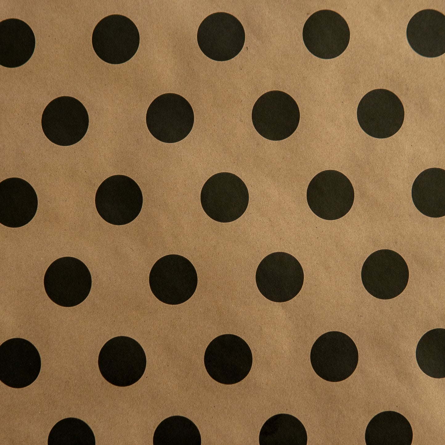 Wrapping Paper Kraft with Black Dots (10 & 50 Meter Roll)