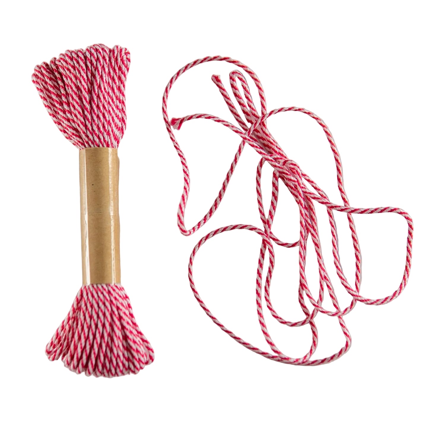 Bakers Twine Hot Pink and White