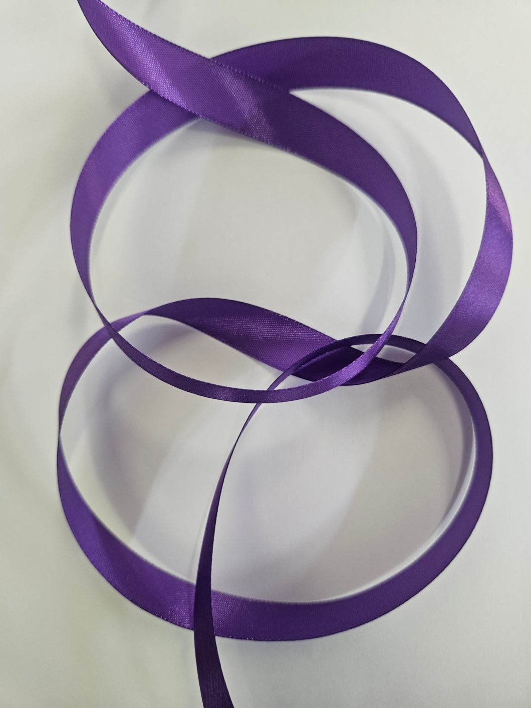 Satin Ribbon Purple 15mm