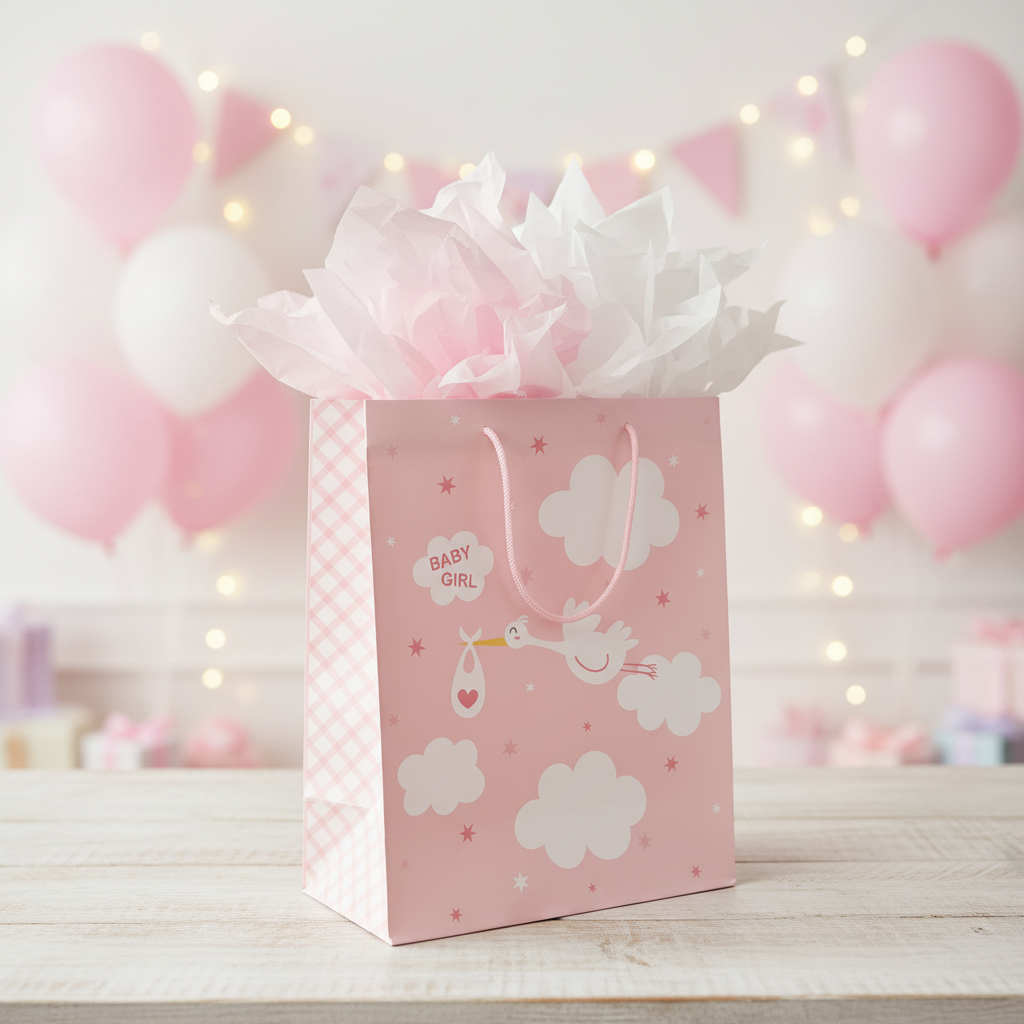 Gift Bag Baby Shower It's a Girl