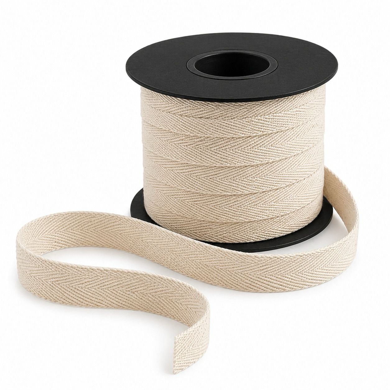Cotton Twirl Ribbon 20mm (5 or 25 Meter Roll)