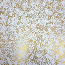 Load image into Gallery viewer, Wrapping Paper Gold Marble on White (10 Meter Roll)

