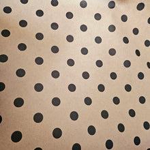 Load image into Gallery viewer, Wrapping Paper Kraft with Polka Dots 10 Meters
