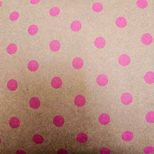 Load image into Gallery viewer, Wrapping Paper Kraft with Polka Dots 10 Meters
