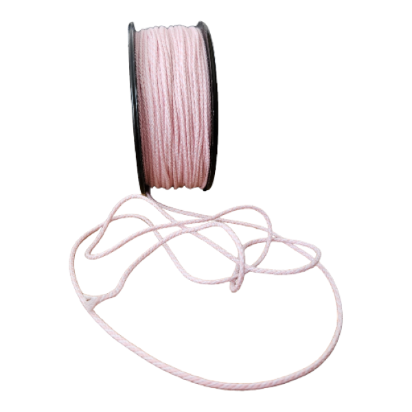 Bakers Twine Light Pink and White (10 & 75 Meter Rolls)