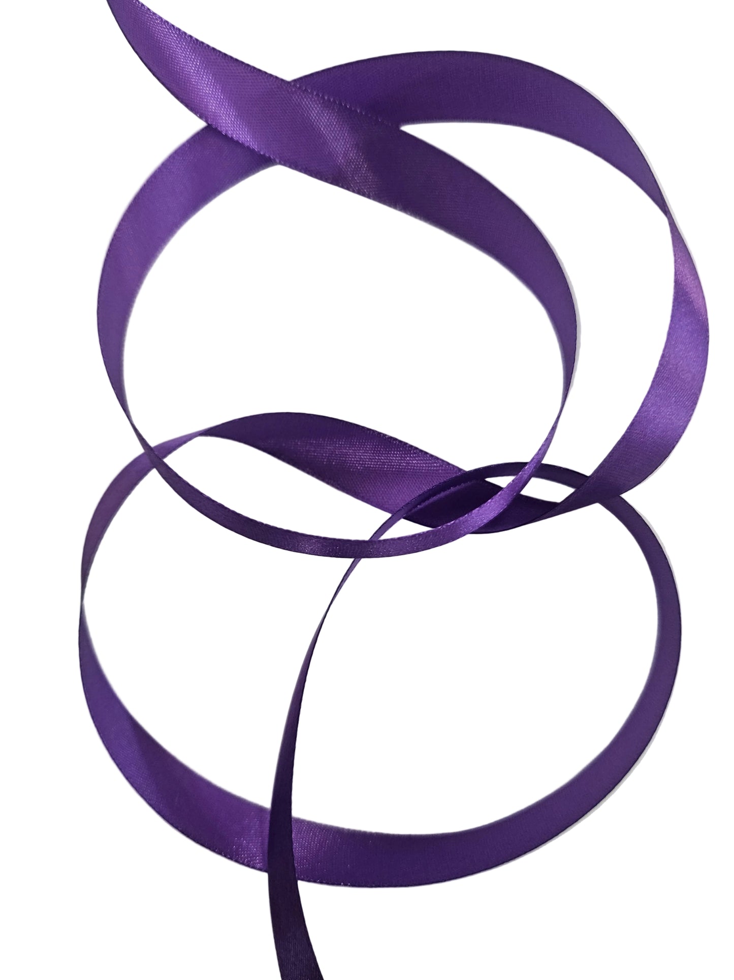 Purple Satin Ribbon 