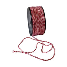 Load image into Gallery viewer, Red and White Bakers Twine. 75 meter roll.
