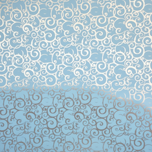 Load image into Gallery viewer, Decorative swirl pattern on a blue background
