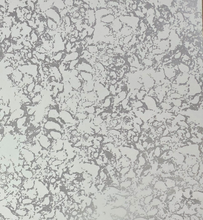 Load image into Gallery viewer, Wrapping Paper Silver Marble on White (10 Meter Roll)
