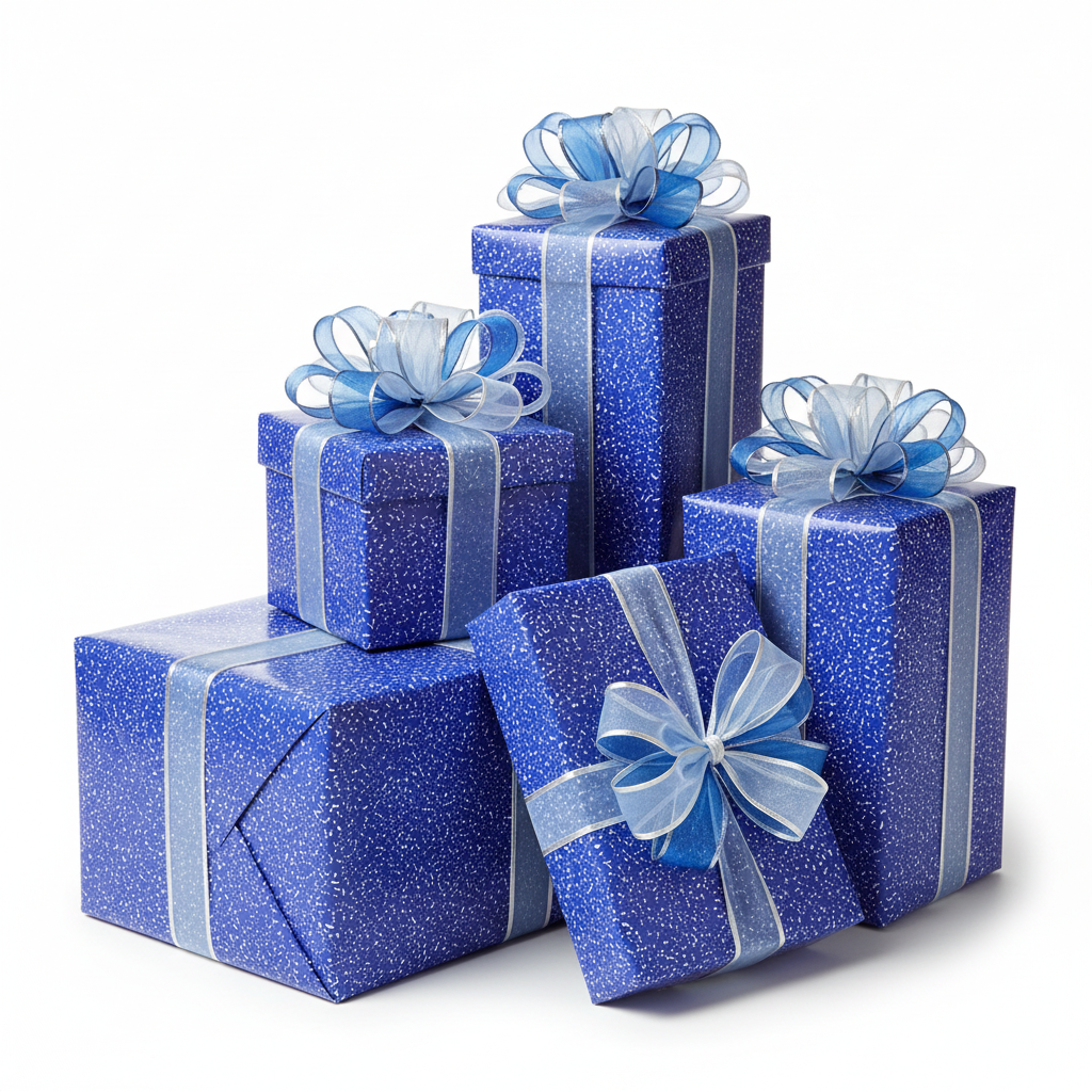 Blue background with white speckles