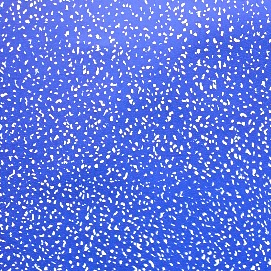 Wrapping Paper White Speckles on Blue (10 or 50 Meter Roll)