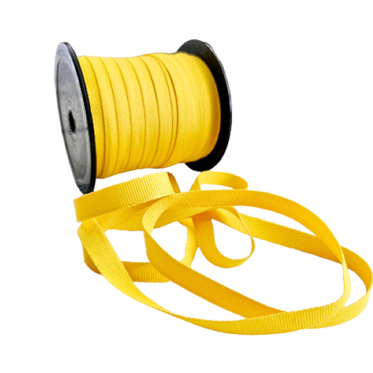 Petersham Ribbon Yellow 10mm (5, 20 or 50 Meter Roll)
