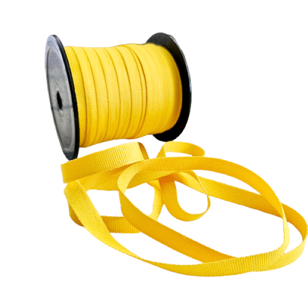 Petersham Ribbon Yellow 10mm (5, 20 or 50 Meter Roll)