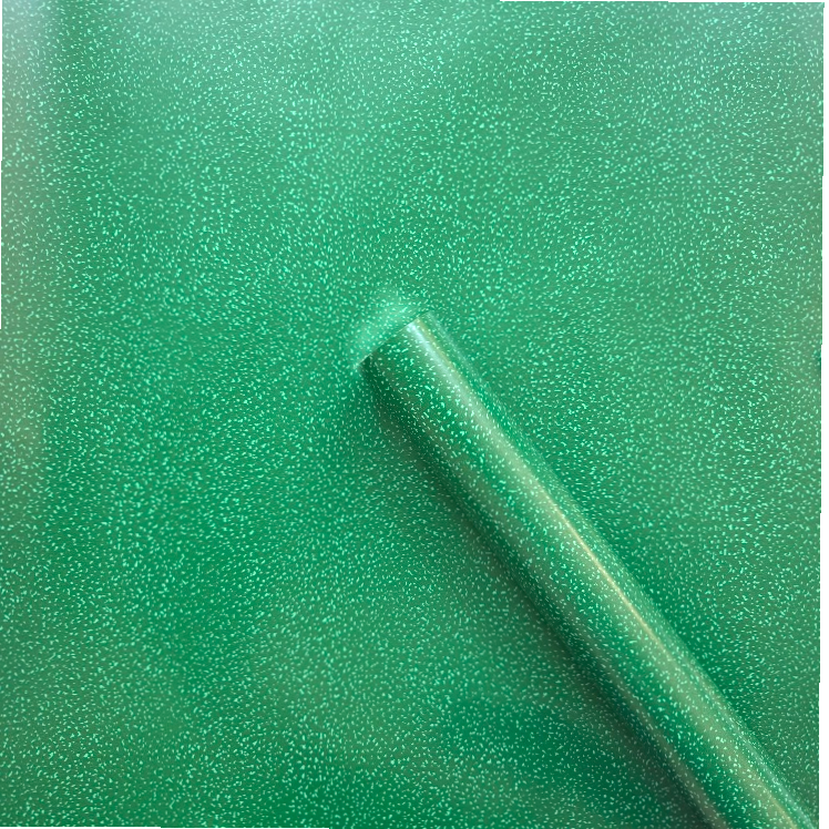 Wrapping Paper Green with Light Green Spackles (10 or 50 Meter Roll)