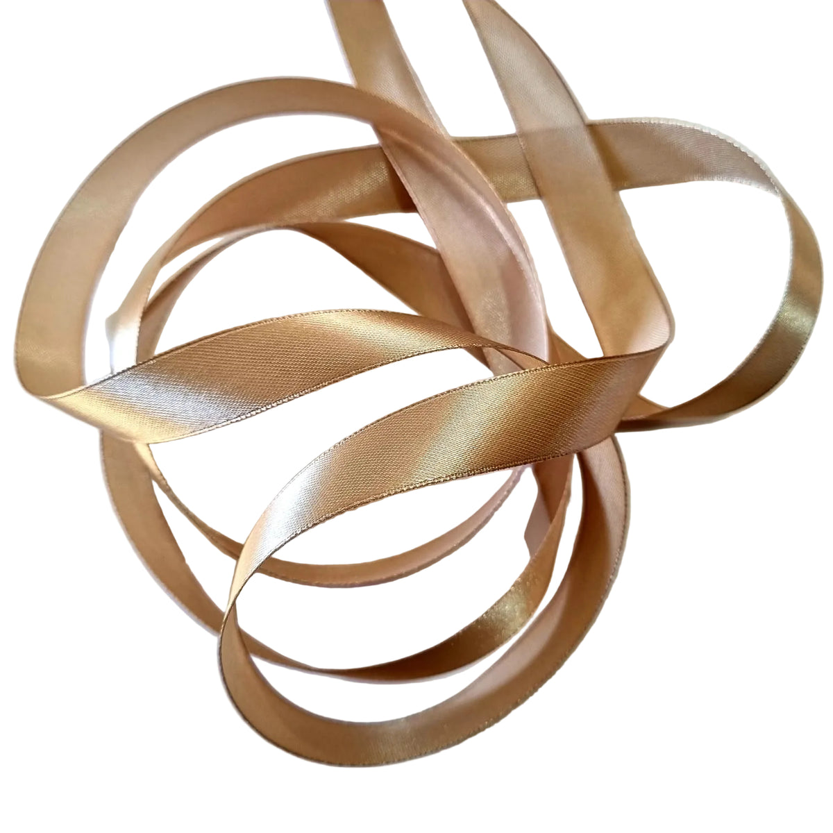 Beige Satin Ribbon