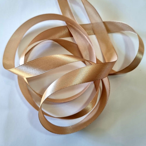 Beige Satin Ribbon