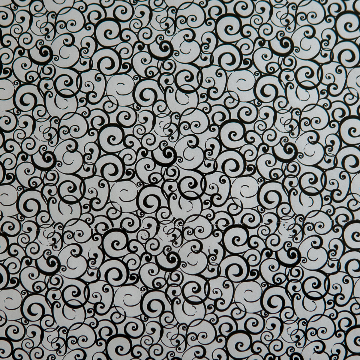 Black Swirls Wrapping Paper
