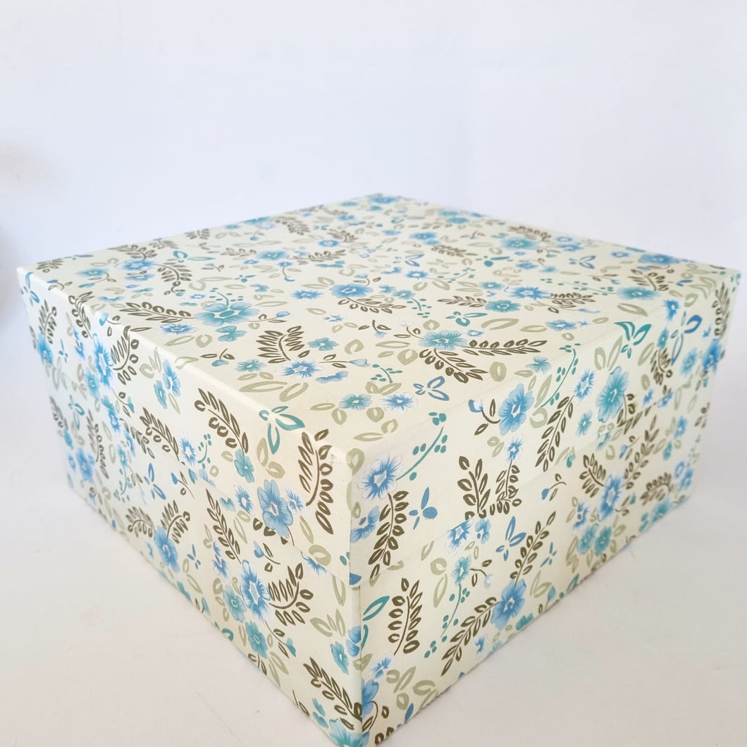 Gift Box Square Floral (Various Designs) 275mm x 275mm x 140mm