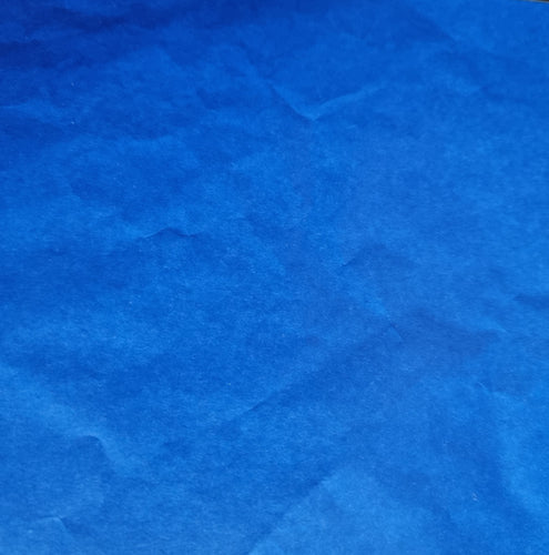 Tissue Paper Bright Blue Sheets. 500mm x 700mm available in packs of 4, 12, 25, 50 and 100