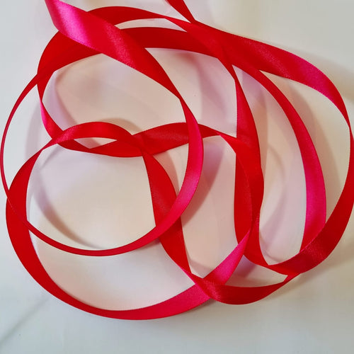 Cerise Satin Ribbon