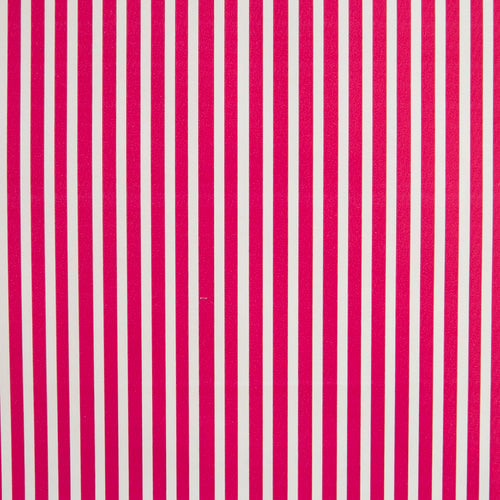 Cerise and White Stripe Wrapping Paper 