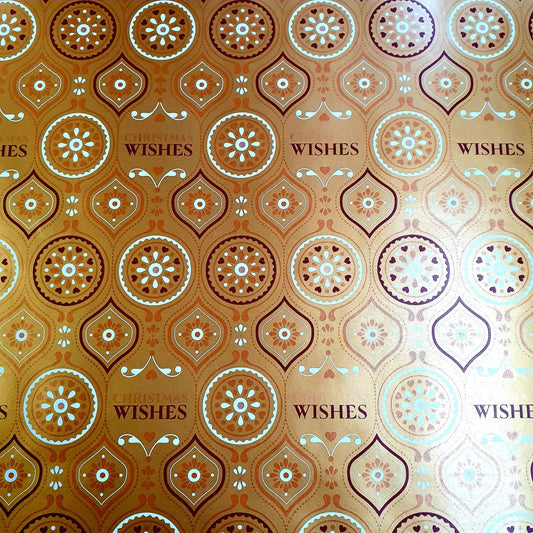 Christmas Wrapping Paper Wishes 10 Meter