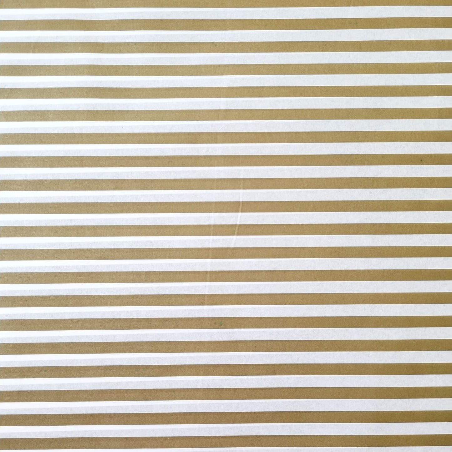 Tissue Paper Sheeted 500mm x 700mm Gold and White Stripes