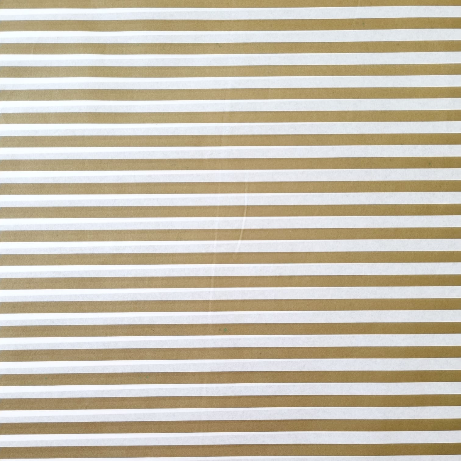 Tissue Paper Sheeted 500mm x 700mm Gold and White Stripes