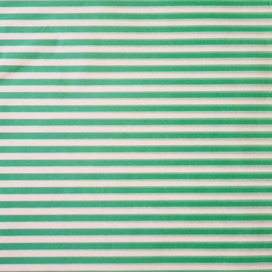 Tissue Paper Sheeted 500mm x 700mm Mint and White Stripes