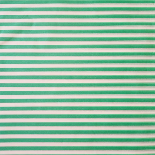 Tissue Paper Sheeted 500mm x 700mm Mint and White Stripes