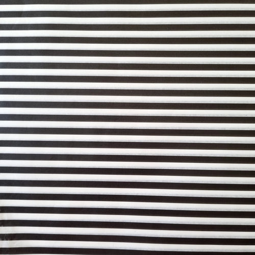 Tissue Paper Sheeted 500mm x 700mm Black and White Stripes