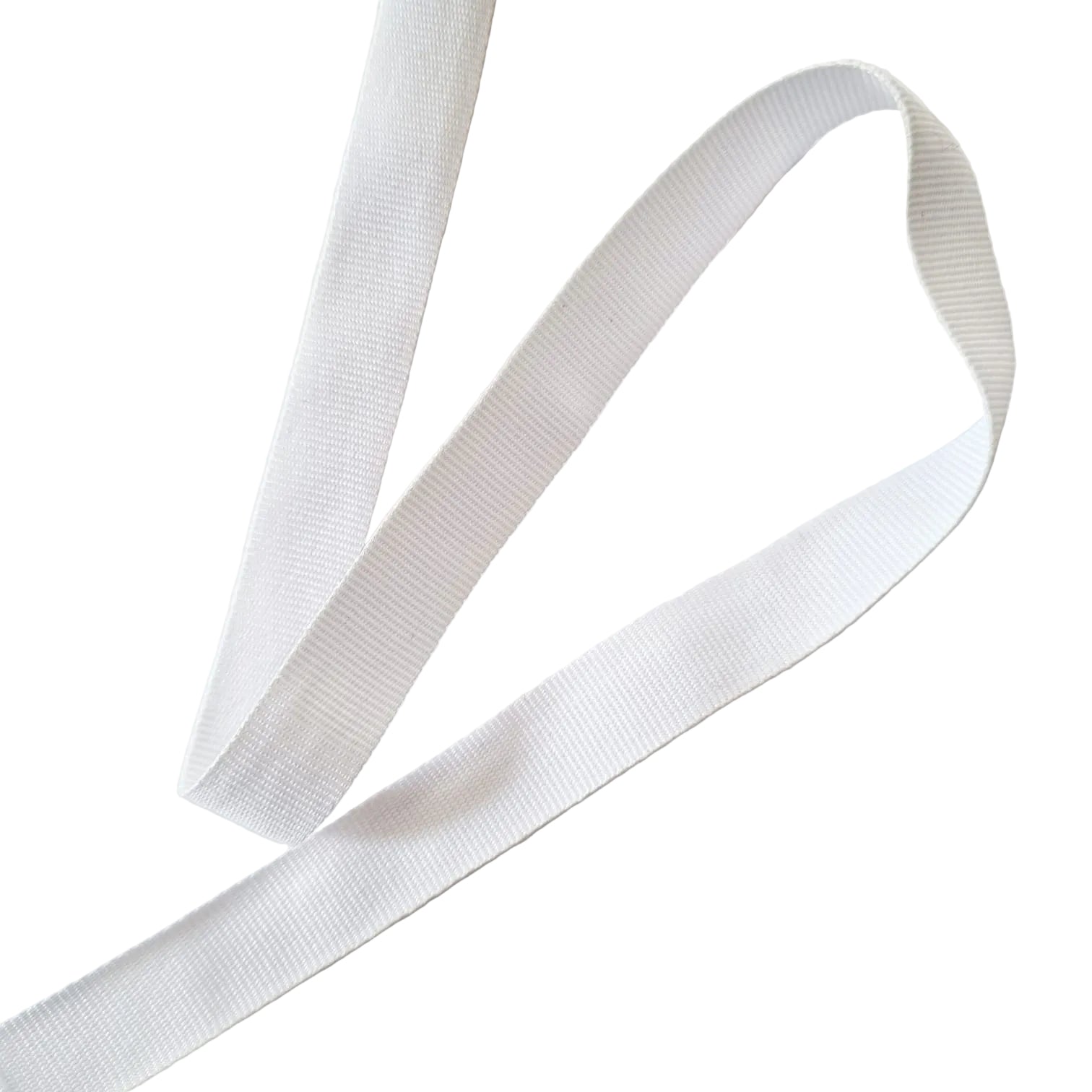 Petersham Ribbon Plain White