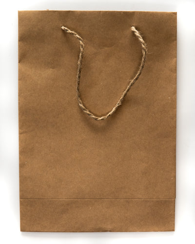 Kraft Gift Bag with Jute Handle 