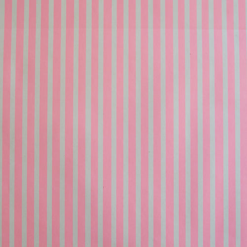 Baby Pink and White Stripe Wrapping Paper