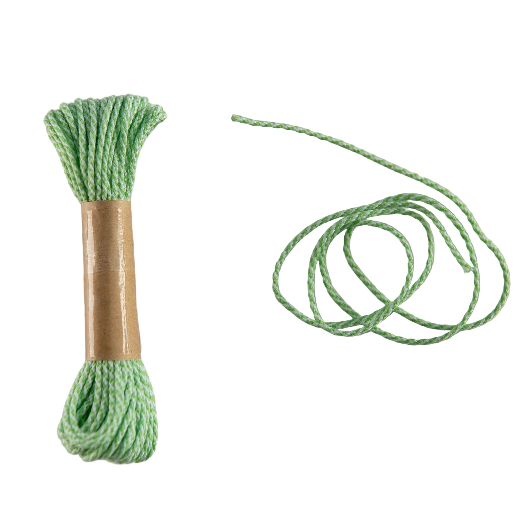 Bakers Twine Lime Green and White