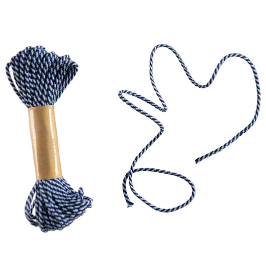 Bakers Twine Medium Blue and White