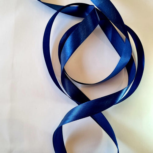 Navy Blue Satin Ribbon