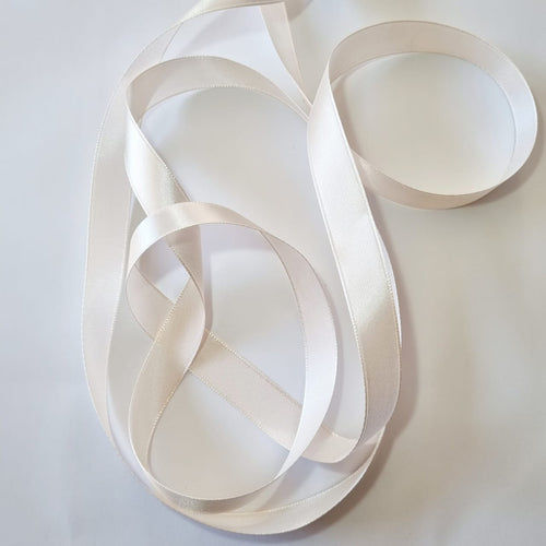 Off White Satin Ribbon