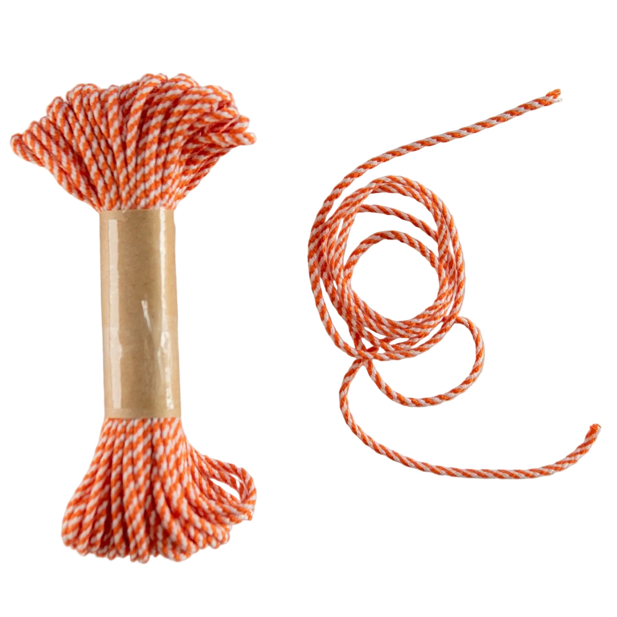 Bakers Twine Orange and White