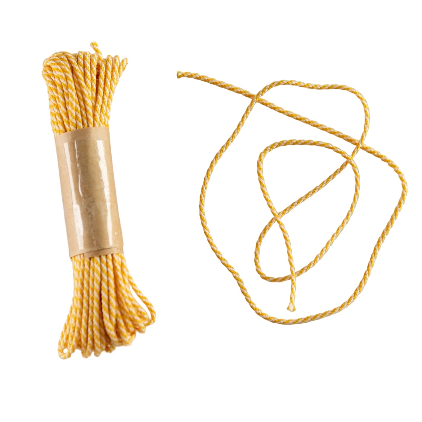 Bakers Twine Yellow and White