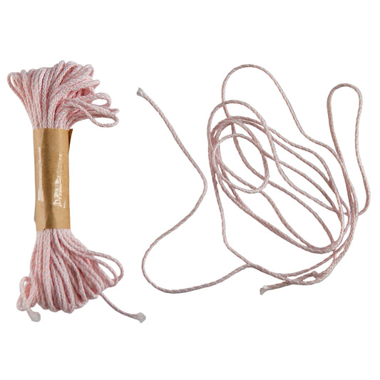 Bakers Twine Light Pink and White