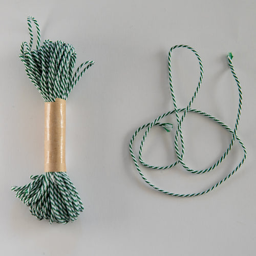 Bakers Twine Jungle Green and White