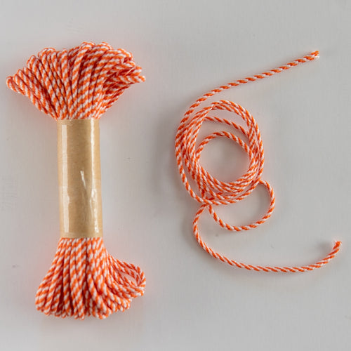 Bakers Twine Orange and White