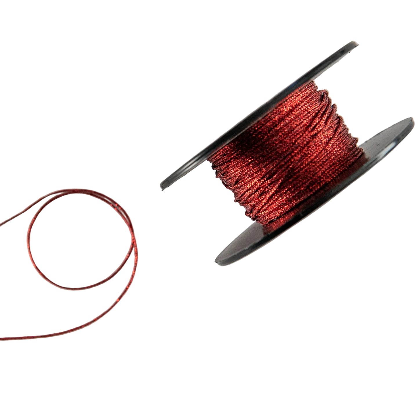 Red Lurex Cord 1mm 20 Meter